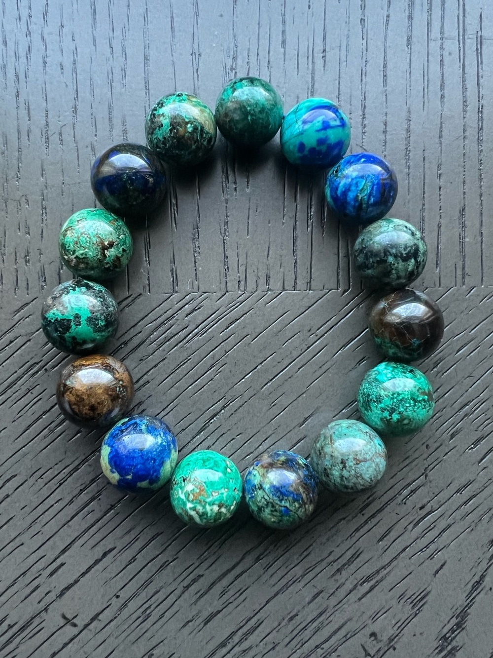 Phoenix turquoise bracelet 14mm SIZE 6.75’